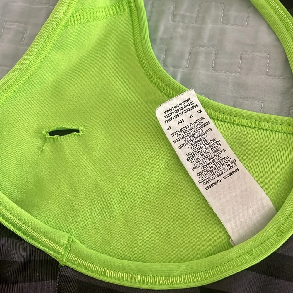 Nike Dri Fit Striped Bra